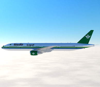Boeing B777-368ER aircraft