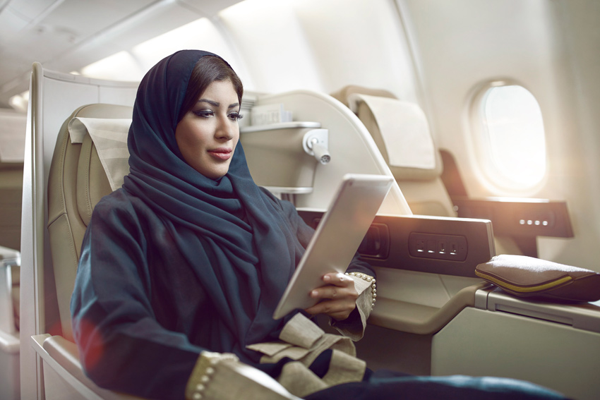 SAUDIA Wifi service