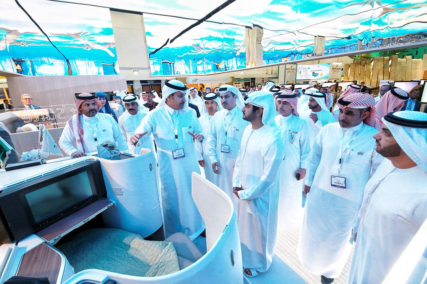 SAUDIA stand at ATM