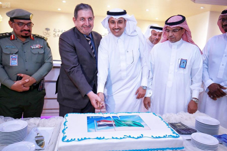 SAUDIA Baghdad destination launch - cake cutting