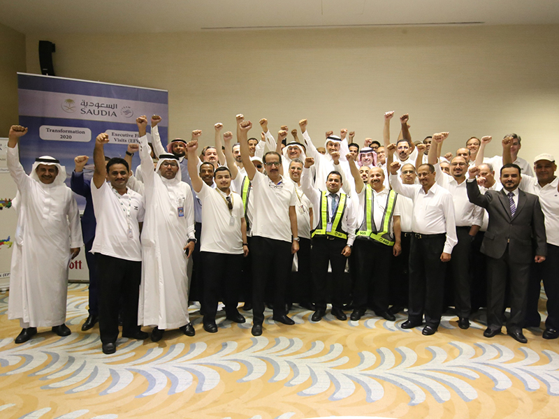 Saudia’s Executives Conduct Field Tours to Enhance Performance